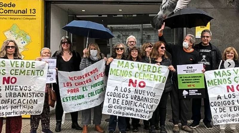 En este momento estás viendo Colegiales uno de los barrios con más problemáticas por el avance inmobiliario