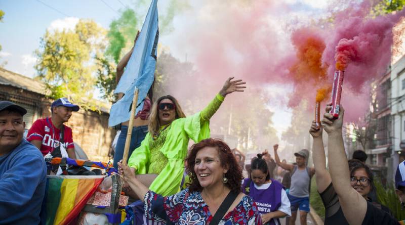 En este momento estás viendo Se realizó la Marcha del Orgullo Diverso en la Villa 31